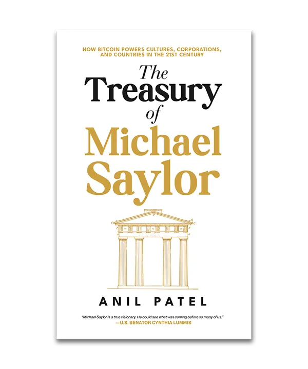 The Treasury of Michael Saylor book cover